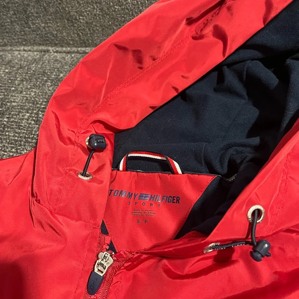 Tommy Hilfiger Red and Navy Windbreaker